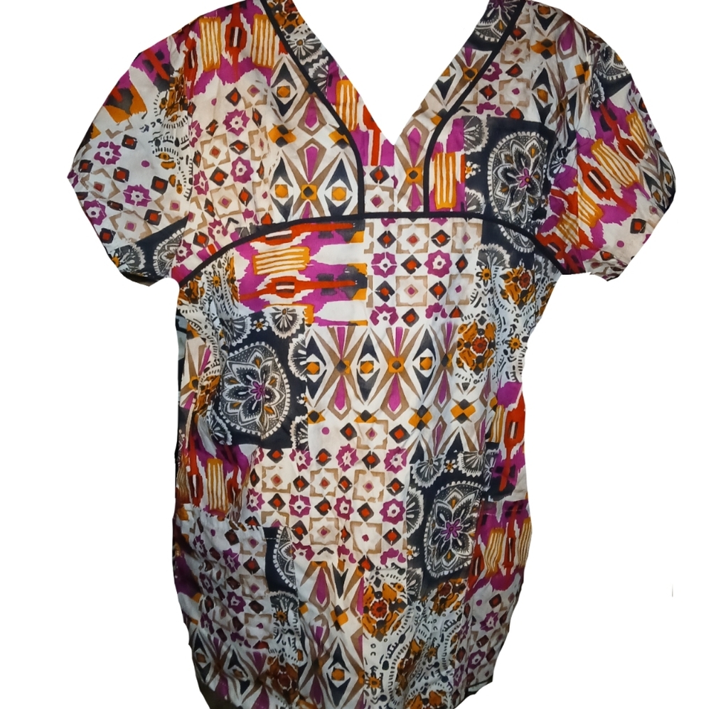 Los Angeles Rose Scrub Top